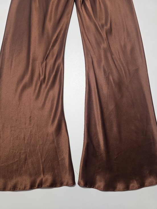Silk Laundry Brown Bias Cut Pants Size XS - Picture 11 of 15